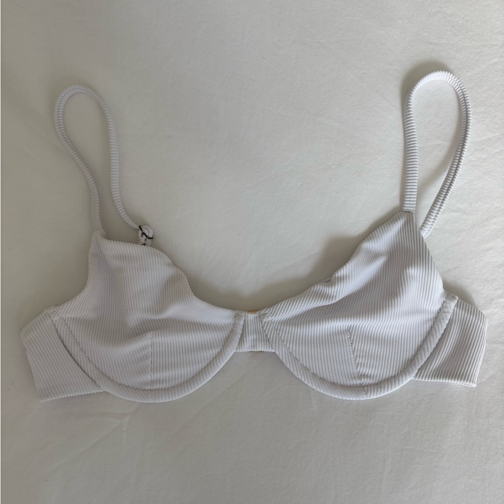 Beach Riot Ribbed White Bikini - Picture 11 of 16